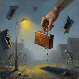 Cover art for "Stolen From The Streets", a dark song