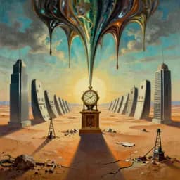 Cover art for "Shadows Over The Gulf", a dark song inspired by "Iran war disrupts energy supplies as Iran’s new leader resolves to keep fighting - AP News"