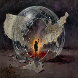 Cover art for "The Comeback We Allowed", a dark song